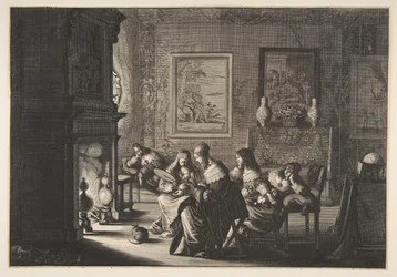 Dwaze Maagden Slapend Les Vierges folles sommolent en attendant l