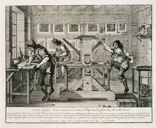 Franse drukpers, 1642