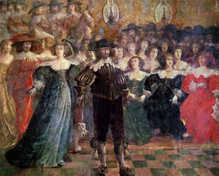 Het hofbal (detail)