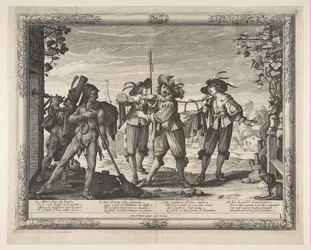 De Hotpot Geleverd aan de Pasgetrouwden, of Het Lawaai, ca. 1633