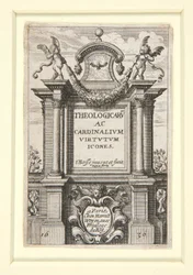Titelpagina van Theologicarum ac Cardinalium Virtutum Icones