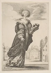 Vrouw met een Waaier