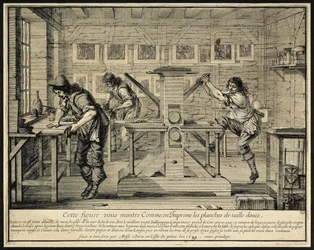 Werkplaats van een Graveur, 1642