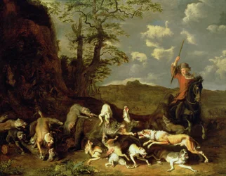 Een berenjacht, 1655