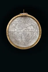 Twee uitzonderlijke aard- en hemelglobes, ondersteund door Hercules en Atlas, Augsburg, 1697-99