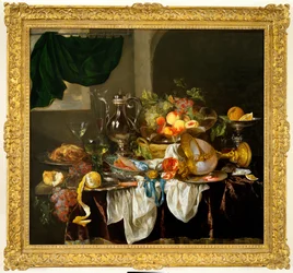 Banketstilleven, ca.1653 - 55 (olieverf op doek)