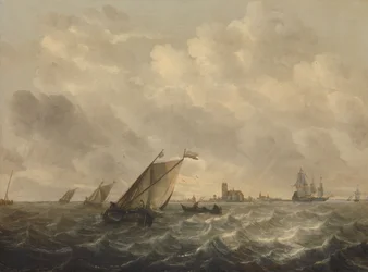 Riviergezicht, ca. 1643-1650 (olieverf op paneel)