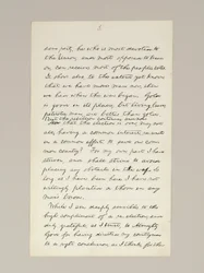 Handgeschreven manuscript van Lincolns overwinningsspeech als president, gehouden in Washington D.C., vanuit het raam van het Witte Huis op de avond van 10 november