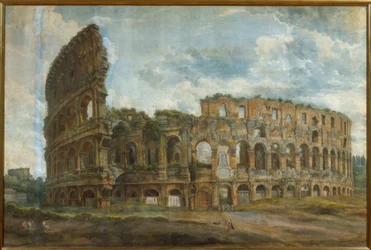 Buitenaanzicht van het Colosseum in Rome