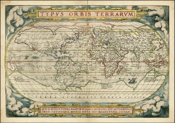 Abraham Ortelius Orbis Terrarum UitgaveAntwerpen 1572