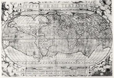 Typus Orbis Terrarum, wereldkaart, 1577