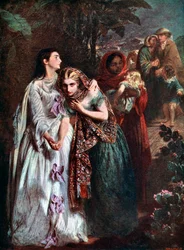 De vlucht uit Lucknow, 1858, ca. 1920