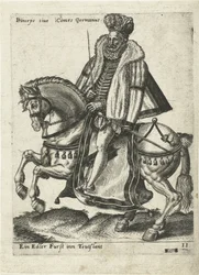 Duitse heerser te paard
