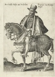 Nederlandse prins te paard