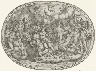 Olympische goden tussen de wolken: het element lucht