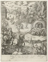 Shadrach, Meshach en Abednego in de vurige oven