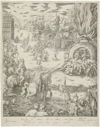 Shadrach, Meshach en Abednego in de vurige oven
