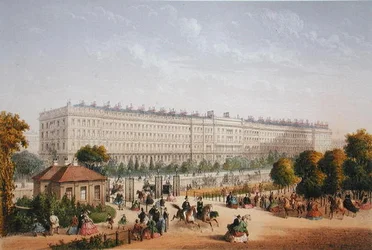 Hyde Park Gardens, ca. 1862
