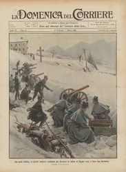 Aan de poorten van Italië, de huidige gecombineerde manoeuvres om de heuvel van Gignod richting de Grote Sint-Bernhard te verdedigen