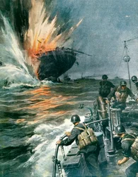 Brits koopvaardijschip gezonken door Italiaanse MAS in Middellandse Zee, 3 augustus