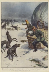 Twee Russische luchtvaarders moesten vanwege een orkaan een ballonvaart onderbreken