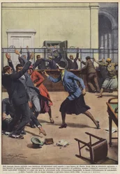 Twee meisjes leidden een bende criminelen bij een bankoverval in New York