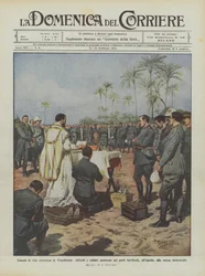 Episodes van het oorlogsleven in Tripolitanië, officieren en soldaten bijwonen in de versterkte posten ?