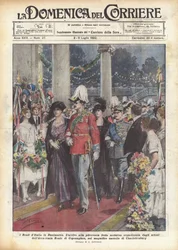 De koninklijke familie van Italië in Denemarken