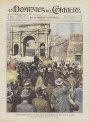 De Vorsten Bezoeken de Opgravingen van het Forum Romanum ter Gelegenheid van de 2653e Verjaardag van Rome
