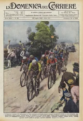 De Italiaanse kampioenen die deelnemen aan de Ronde van Frankrijk hebben met grote energie...