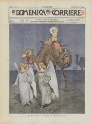 Kerstmis, allegorie van A. Beltrame