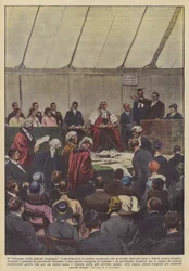 Het proces van het huwelijksgeluk is een originele en curieuze ceremonie die elk jaar plaatsvindt