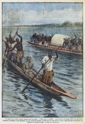 De toekomstige leider van de natie die de zeeën domineert, de Prins van Wales, tijdens zijn bezoek aan Afrika