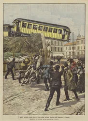 Het ernstige gevaar dat een elektrische trein liep bij het station van Varese