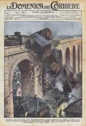 De sprong van een trein