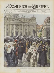 De afsluiting van de feesten voor het pauselijke jubileum, het Sint-Pietersplein na de grote ceremonie