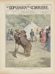 Het gevecht van prins Molfetta met een beer