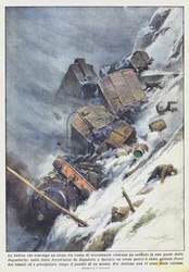 De storm die een trein verwoest