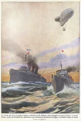 De mijnenjacht in vredestijd, in de Middellandse Zee