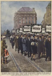 De zangeres Emmy Destinn, overleden in Praag, kreeg een plechtige en bijzondere begrafenis