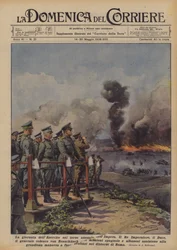 De dag van het leger op de derde verjaardag van het rijk