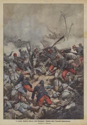 Het grote Franse offensief in de Champagne, de aanval na het winterse bombardement