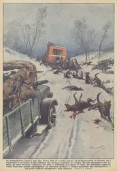 Het machinegeweer tegen de wolven