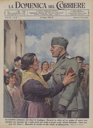 De triomfantelijke week van de Duce in Sardinië