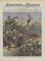 De valstrikken van de Italiaans-Turkse oorlog, Bedoeïenen gestuurd om de telegraafdraden door te snijden rondom ?