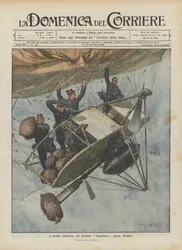 De verschrikkelijke ramp van het luchtschip République bij Moulins