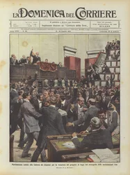 Bewogen zitting in de Kamer van Afgevaardigden voor de stemming over het wetsvoorstel inzake het monopolie
