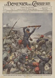 Bloedig voorval in de oorlog in Champagne, het fort van Beausejour door de Fransen ingenomen