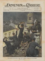 Poging tot aanval op het aartsbisdom van Reggio, priesters en seminaristen weren de aanvallers af vanaf het dak