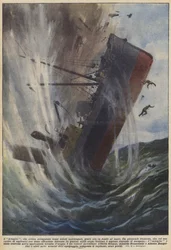 De Klauw, die zoveel scheepswrakken had geborgen, ligt nu op de bodem van de zee